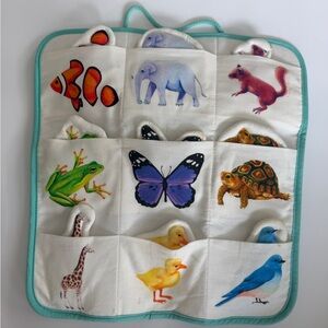 Lovevery Quilted Critter Pockets Gently Used